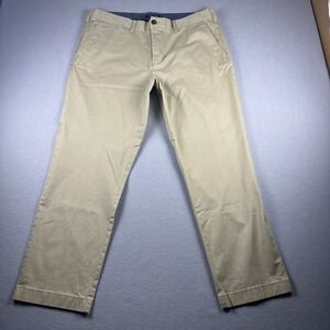 Tommy Hilfiger Tailored Fit Chino Pants Mens 38x30 Khaki Beige Casual